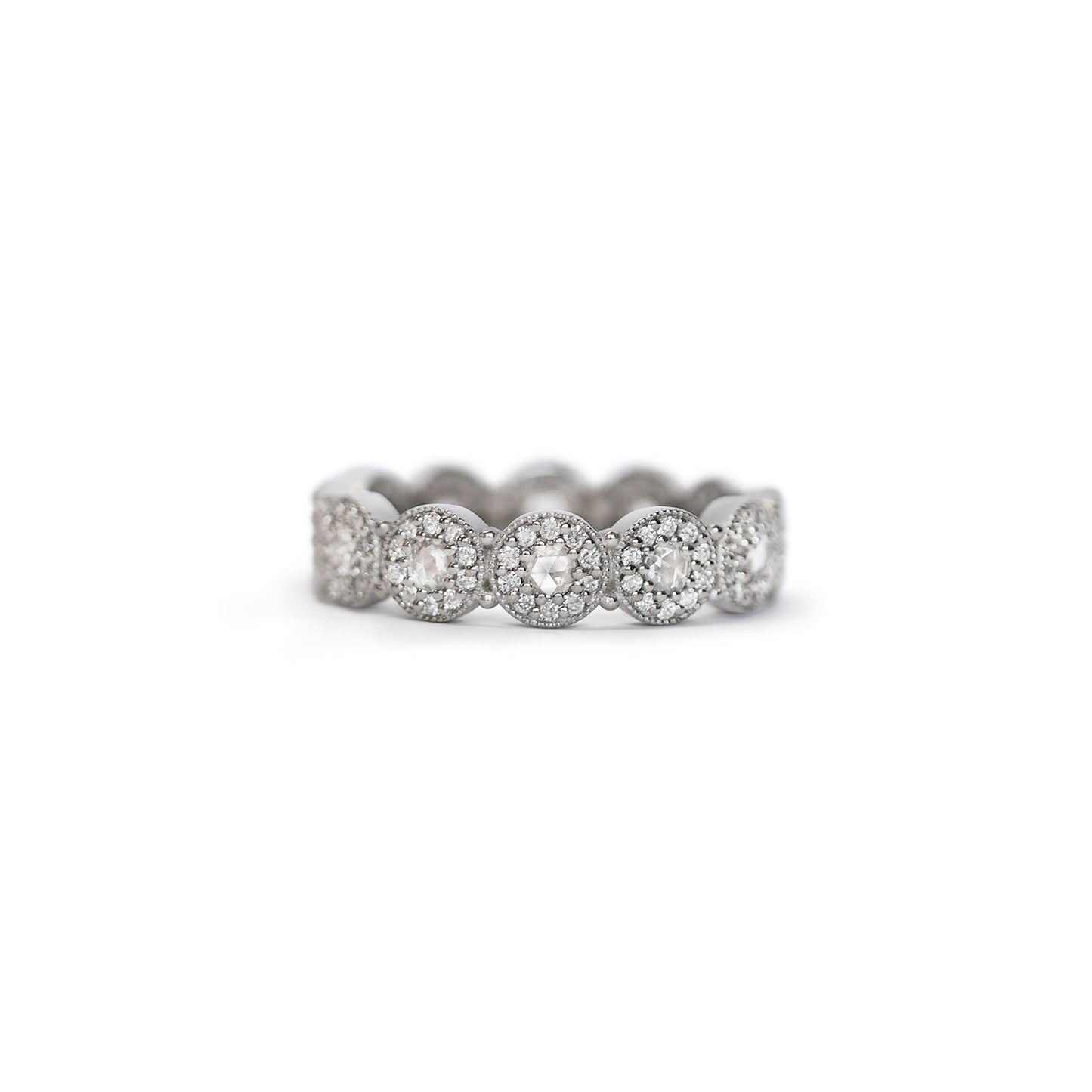 Custom Antique Inspired Eternity Ring