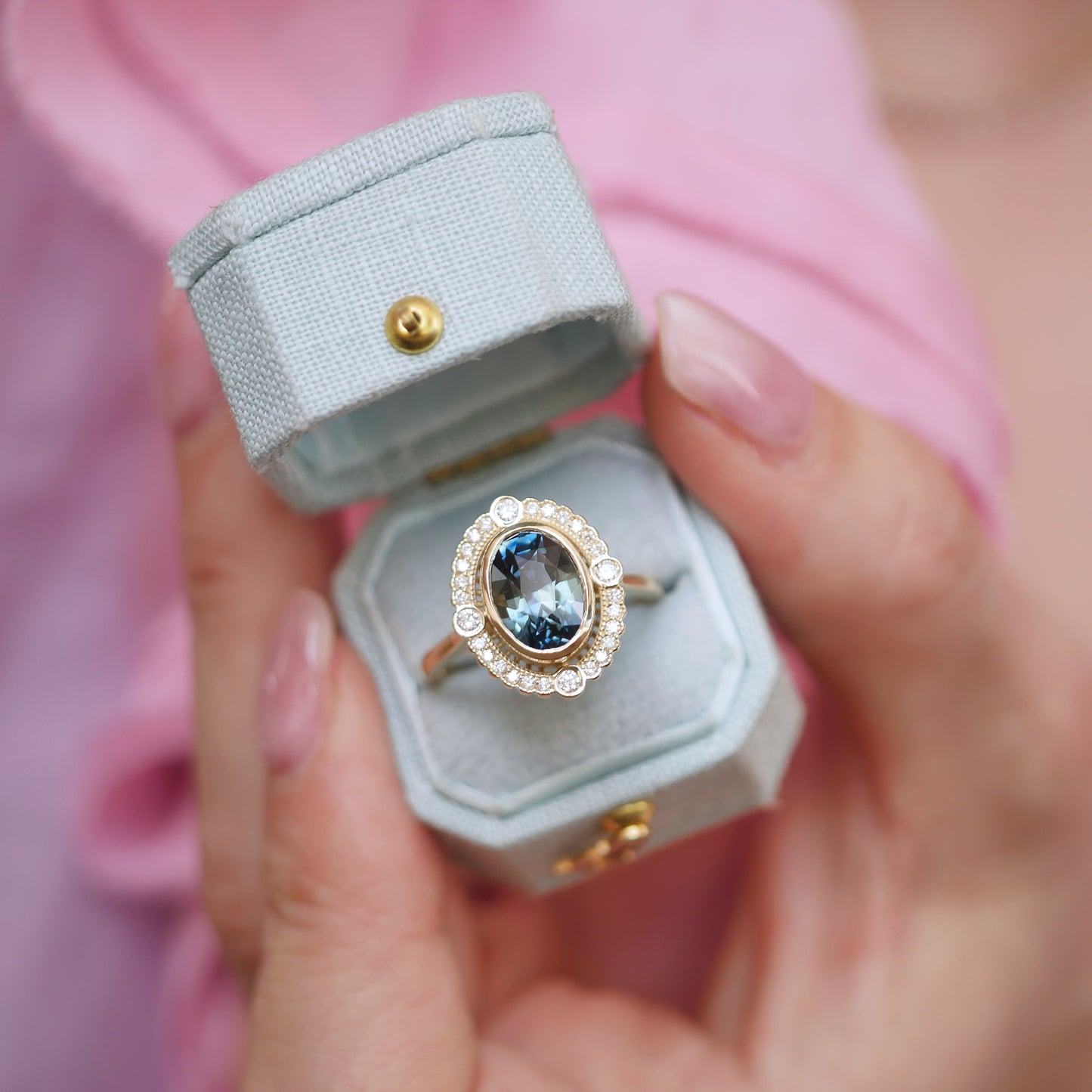 Custom Bella Diamond Mosaic Ring