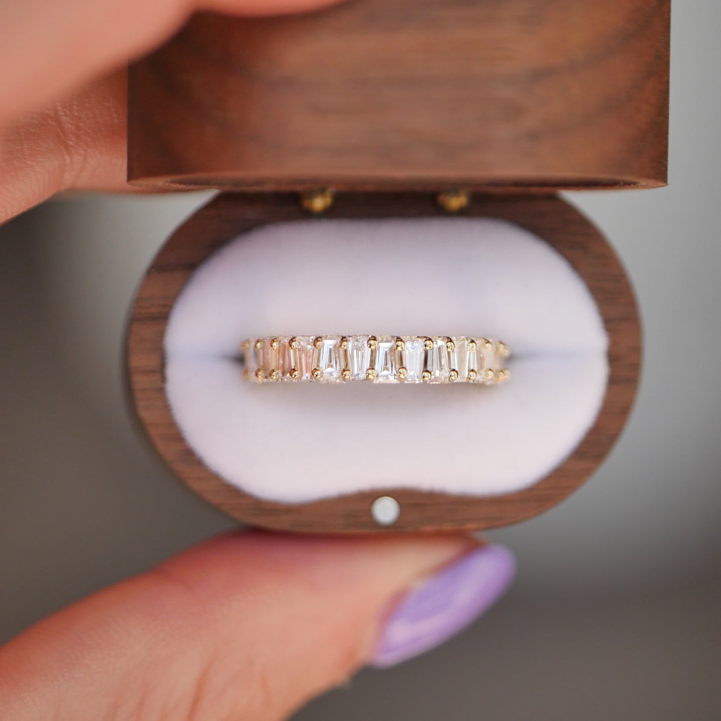 Custom Tapered Baguette Eternity Band