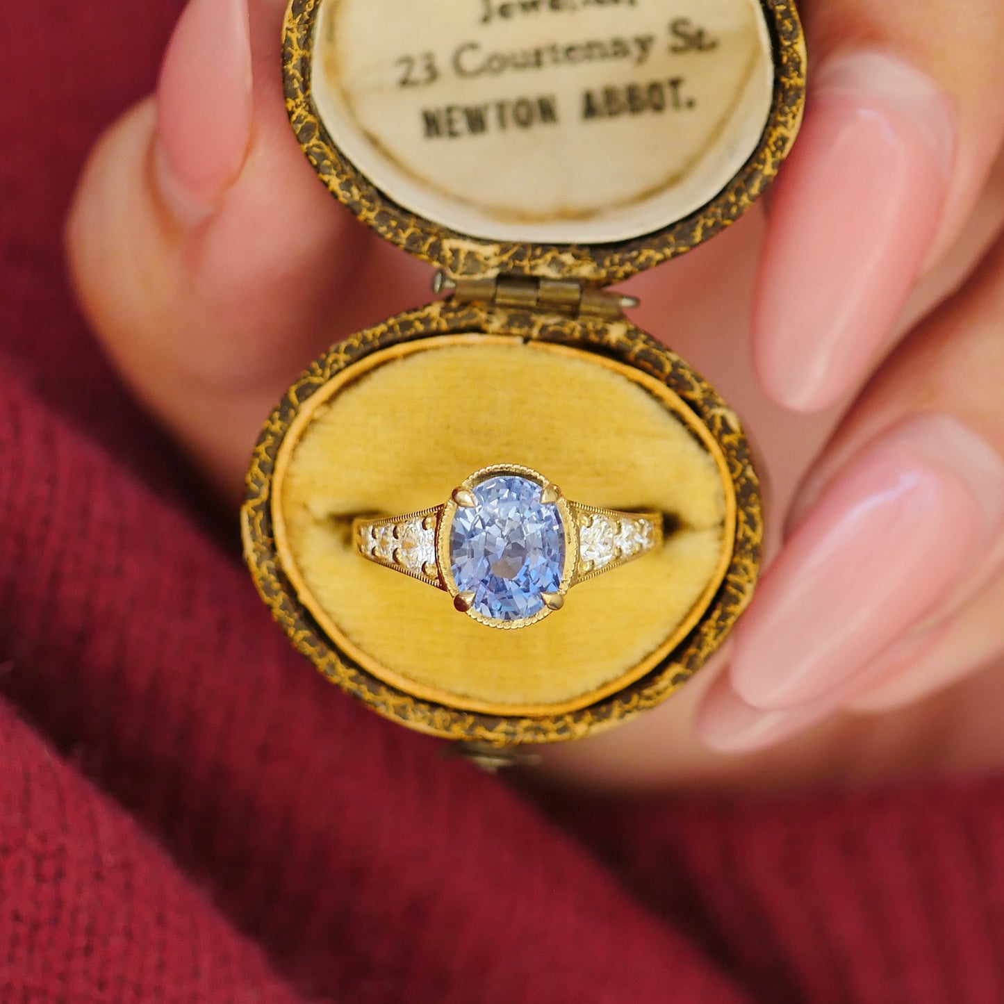Astra Sapphire and Diamond Ring