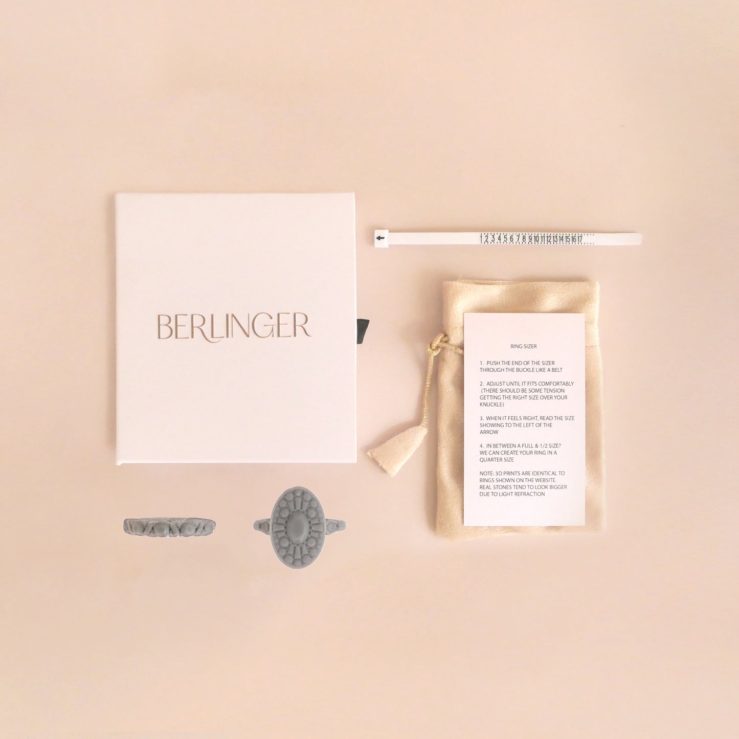 Aquamarine & Pear Diamond Toi et Moi Ring | 3D Print