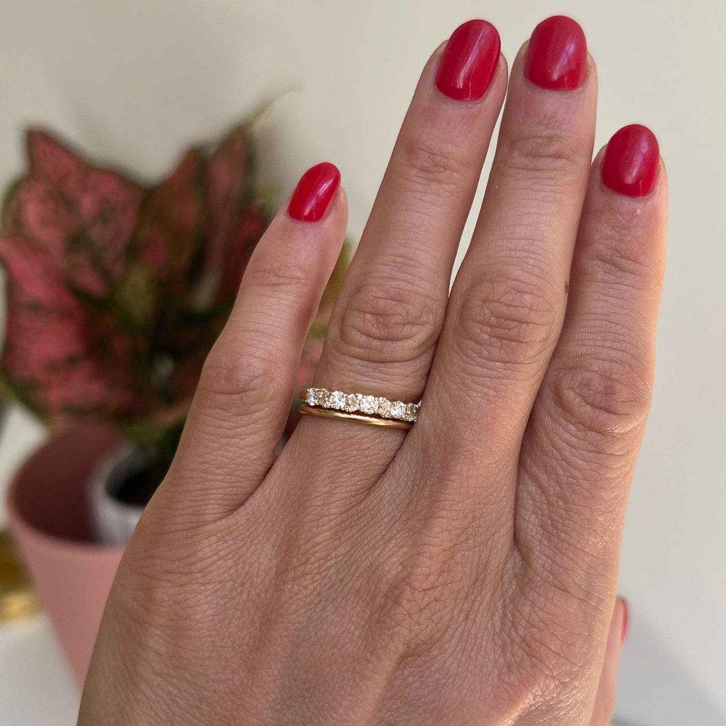 1.5mm Half Round Band Ring (18k yellow gold)
