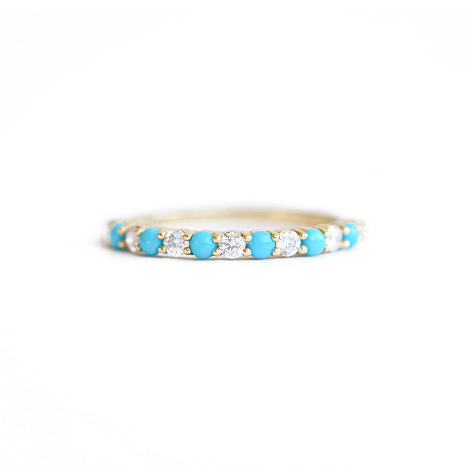 Turquoise diamond band Clearance