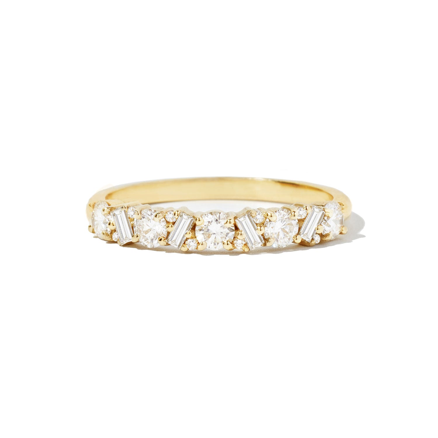 Multi Shape Diamond Wedding Band | Berlinger Jewelry