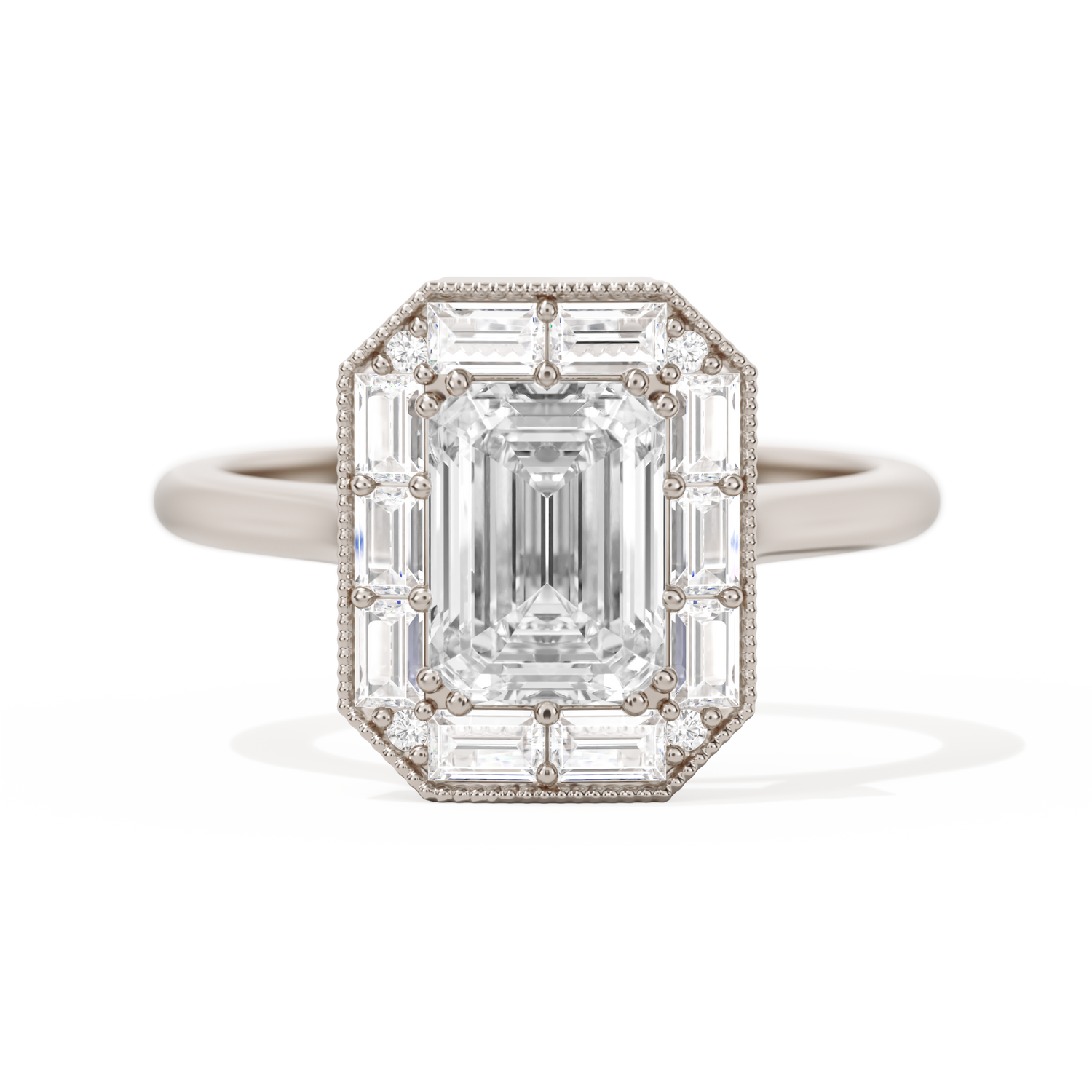 Not So Mini French Cut Halo