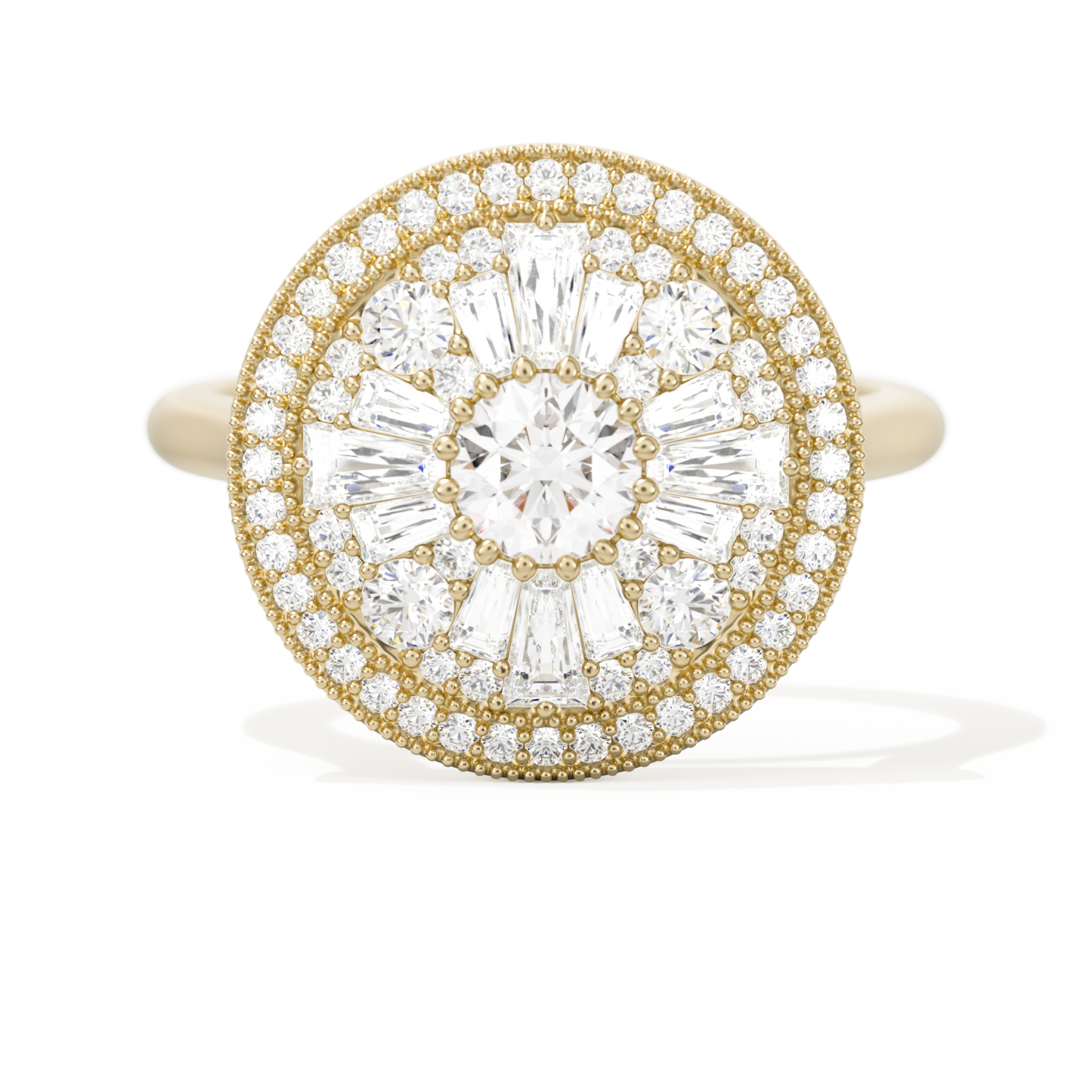 Ballerina Round with Halo