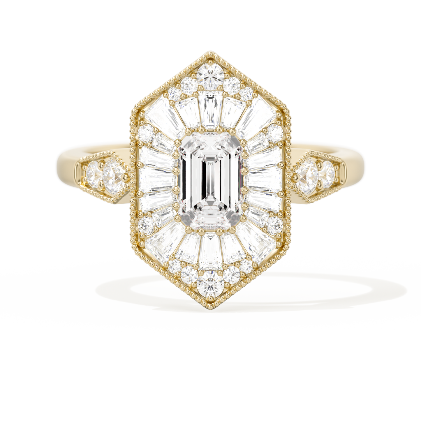 Ballerina Elongated Emerald