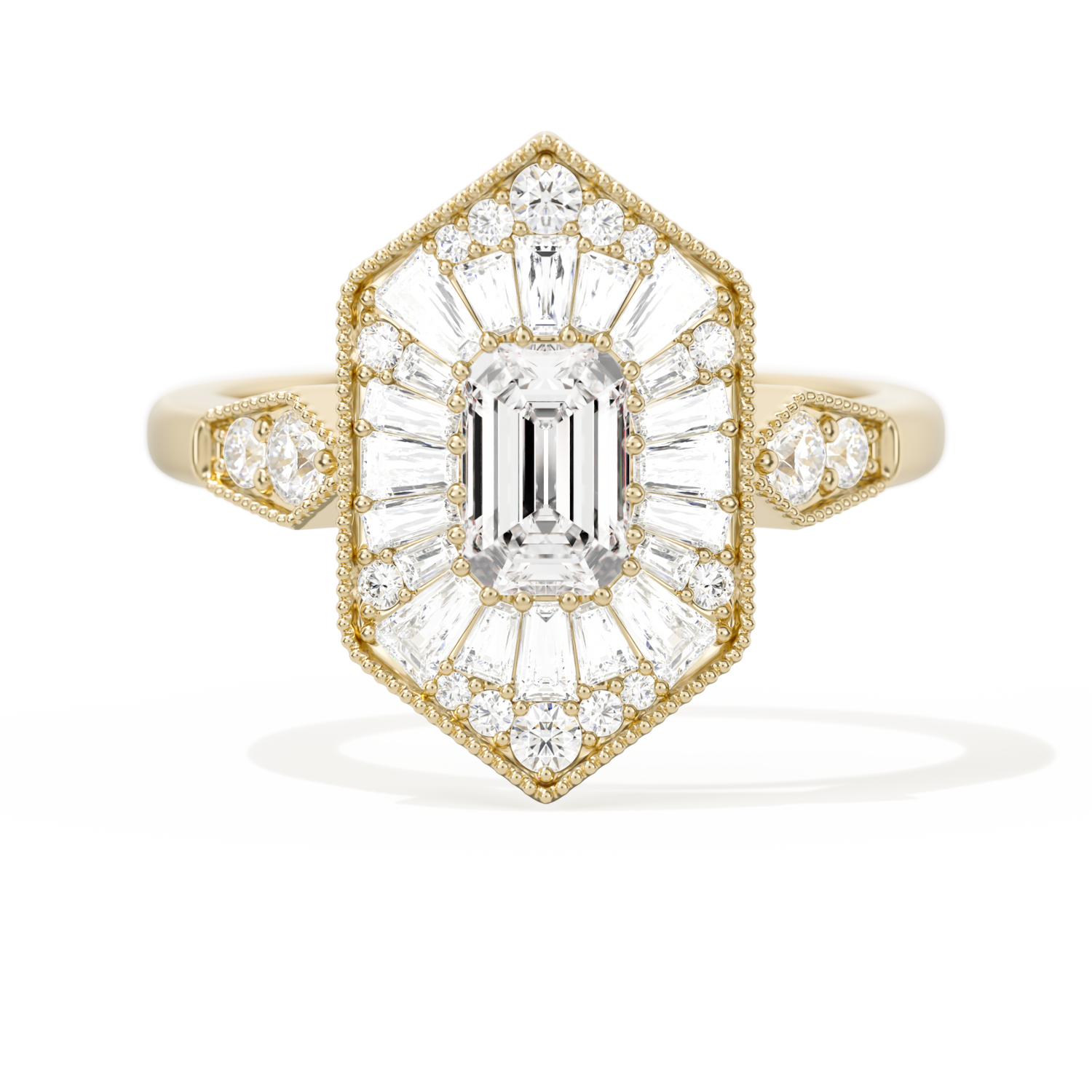 Ballerina Elongated Emerald