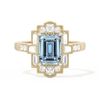 Rectangular Deco with 8x6 Emerald Cut