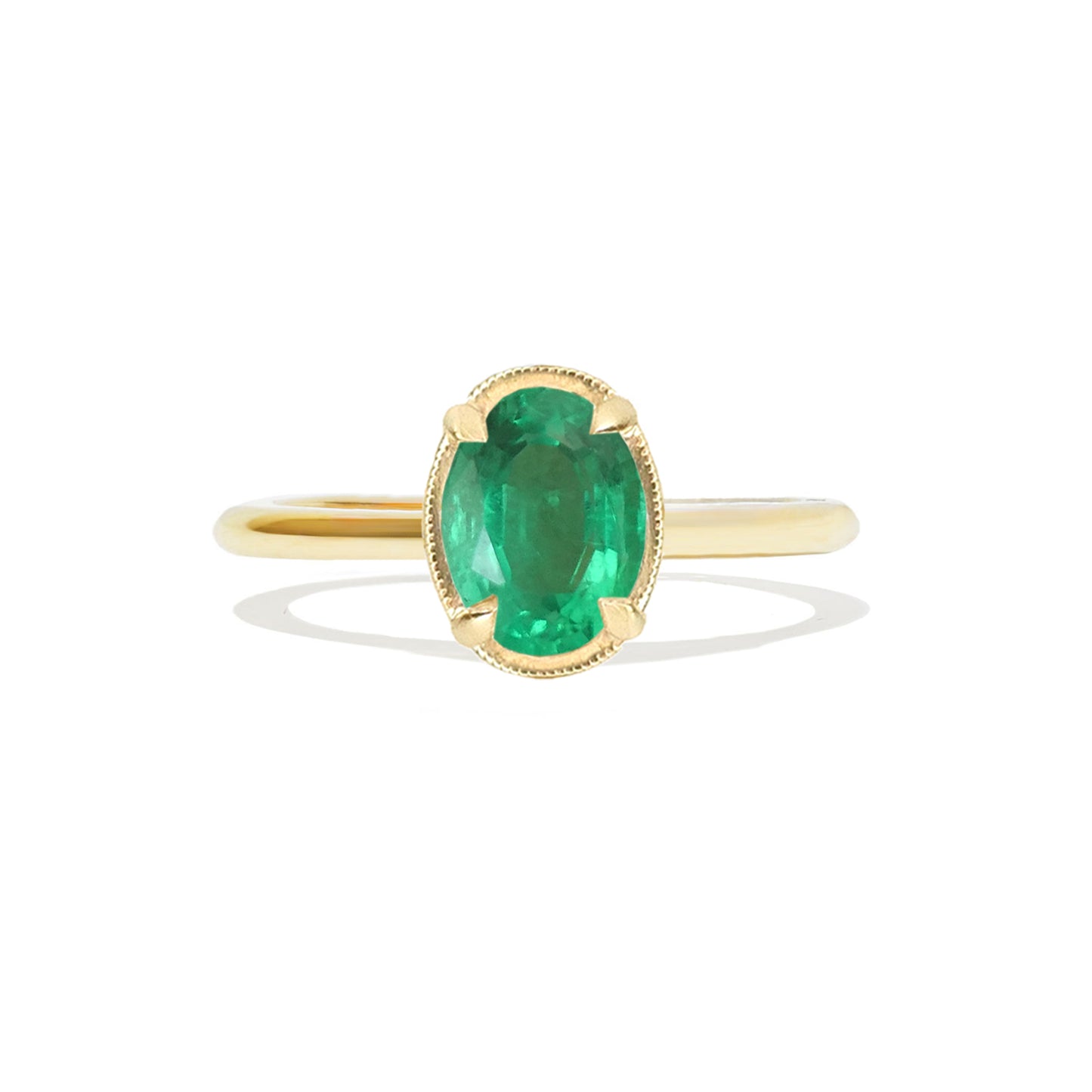 1.28 ctw Oval Emerald