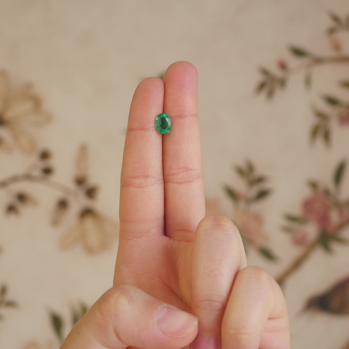 1.28 ctw Oval Emerald