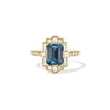 1.57 ctw Emerald Cut Teal Sapphire