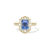 2.59 Emerald Cut Vibrant Blue Sapphire