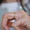 1.5mm Half Round Band Ring (18k yellow gold)