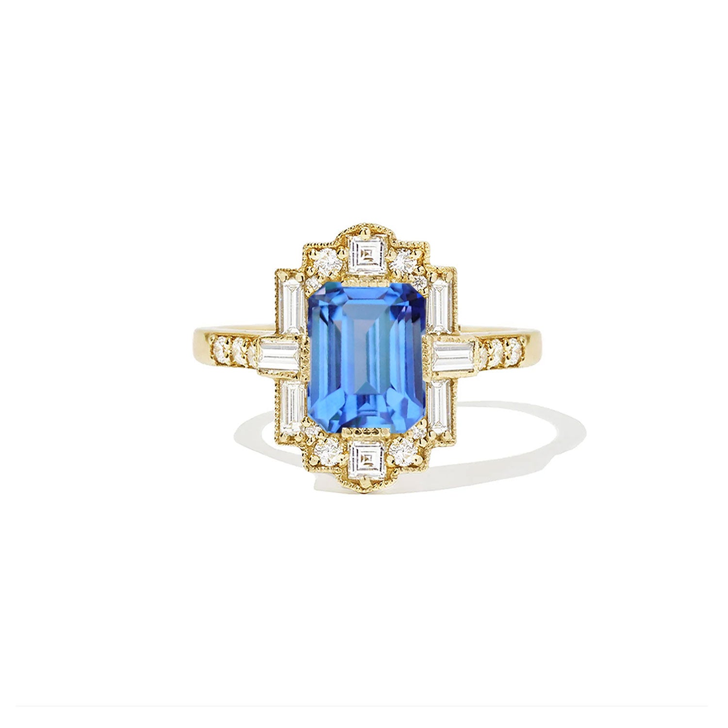 1.64 ctw Emerald Cut Vibrant Blue Sapphire – Berlinger Jewelry