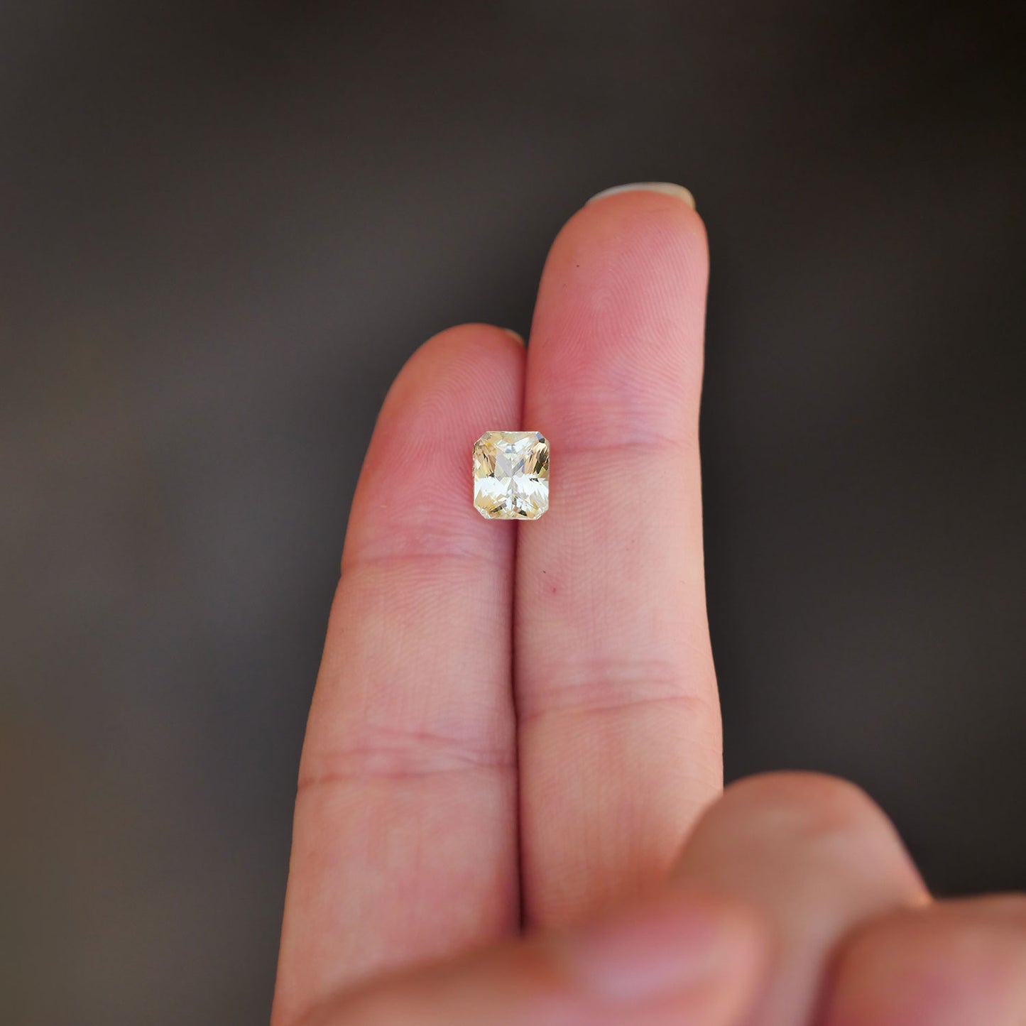 2.02 ctw Radiant Cut Yellow Sapphire