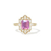 2.04 Emerald Cut Opalescent Pink Sapphire