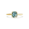 2.10 ctw Cushion Cut Opalescent Forest Green Sapphire