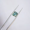 2.10 ctw Cushion Cut Opalescent Forest Green Sapphire