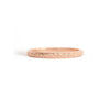 14k rose gold spiral wind wedding stacking band