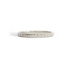 14k white gold wedding band with engraved wind spiral design