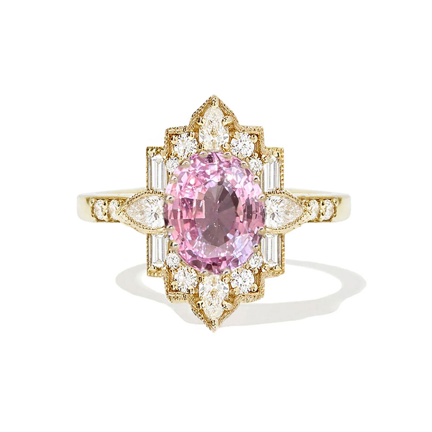 2.00 Oval Cut Pink Sapphire