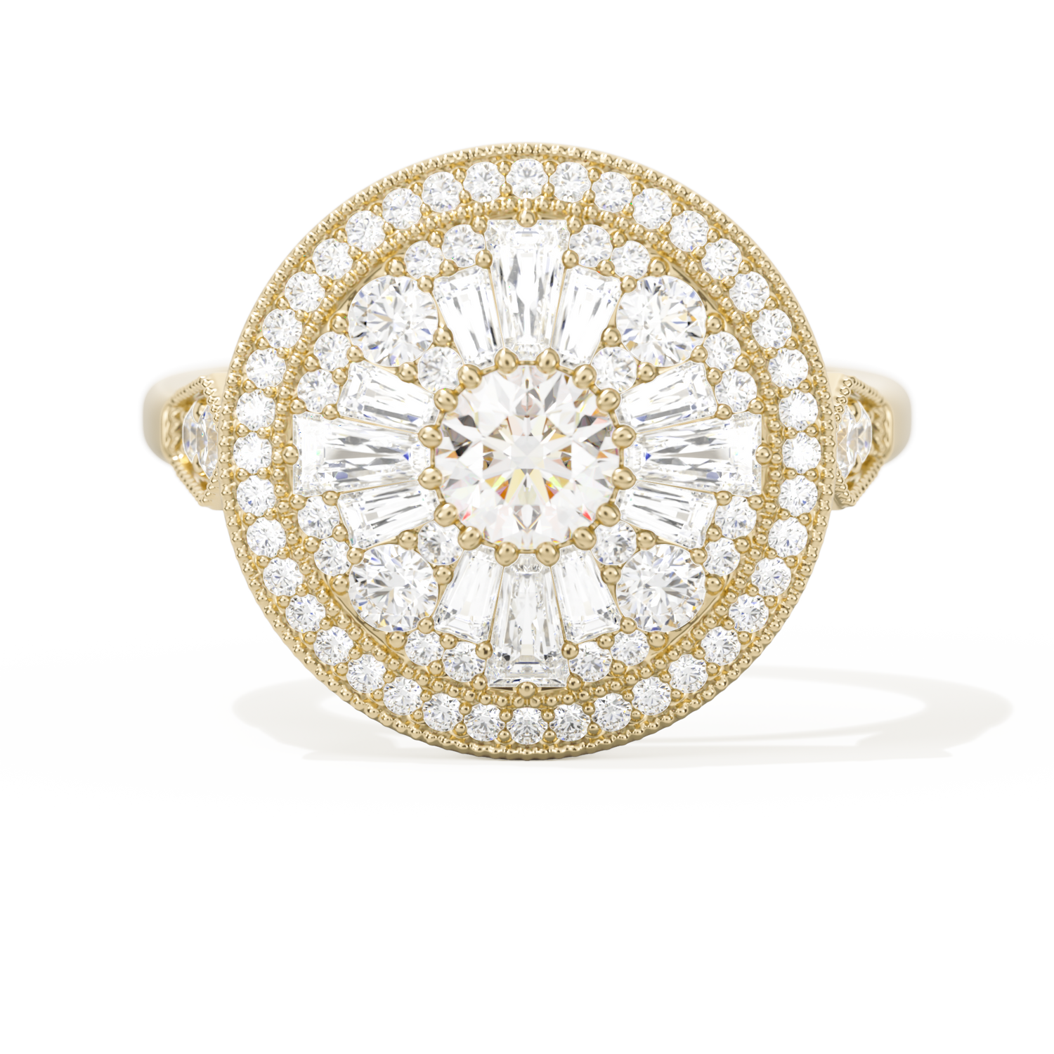 Ballerina Round with Halo