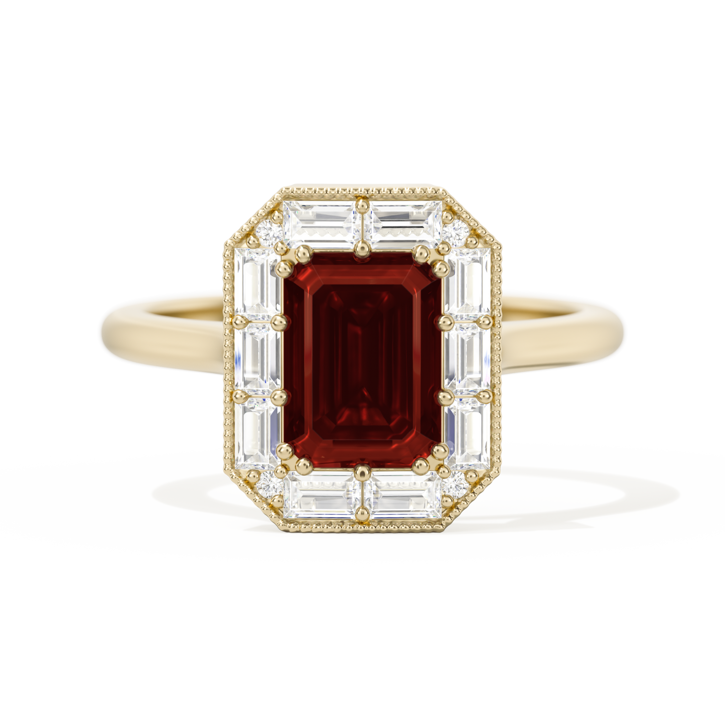 Not So Mini French Cut Halo