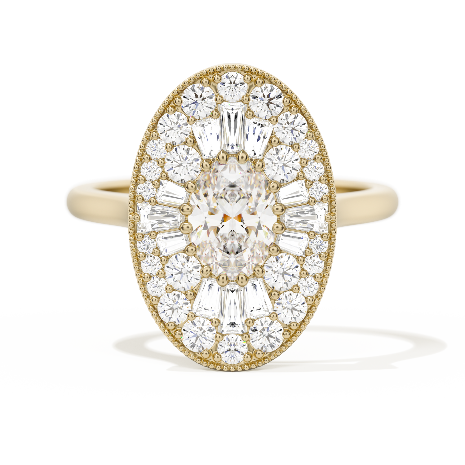 Oval Ballerina Oval Center