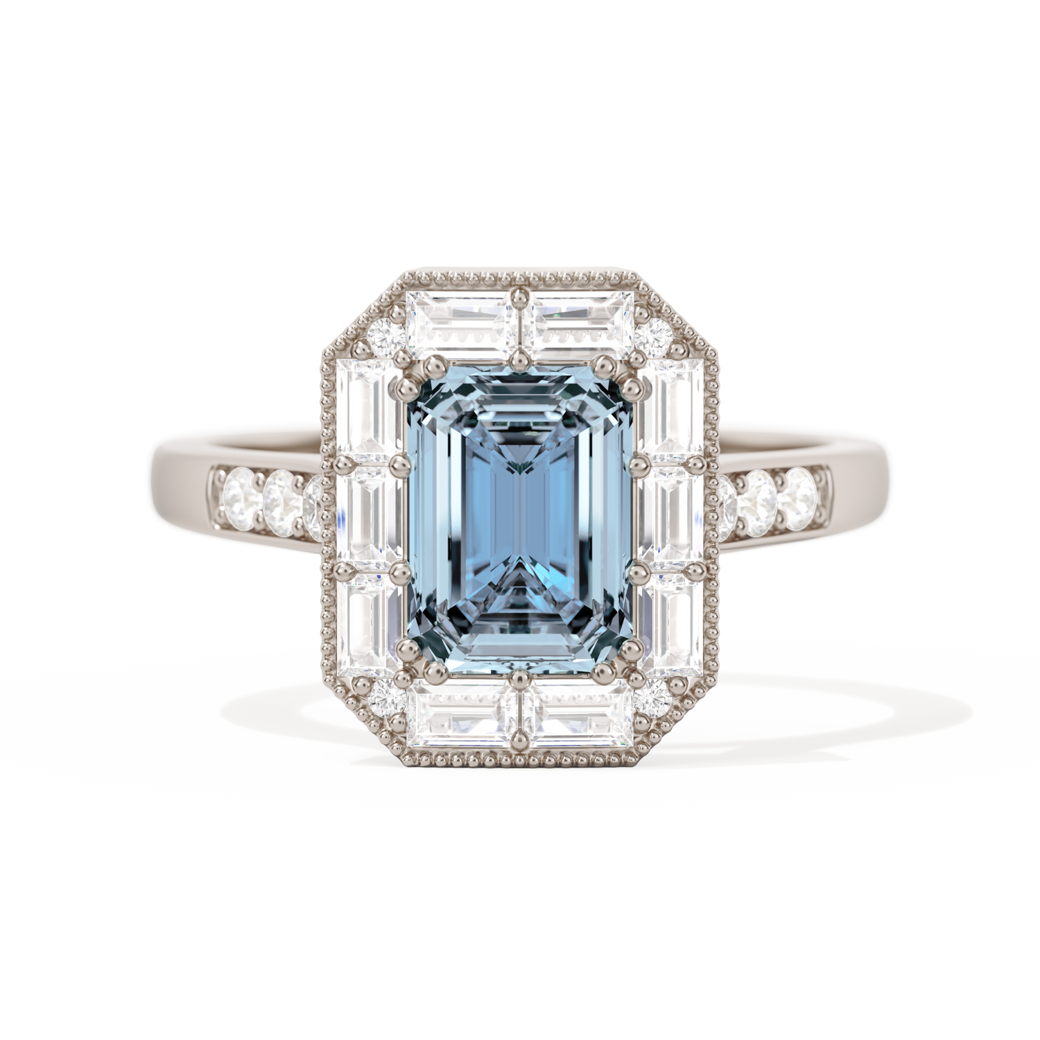 Not So Mini French Cut Halo