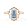 Rectangular Deco with 6x4 Emerald Cut
