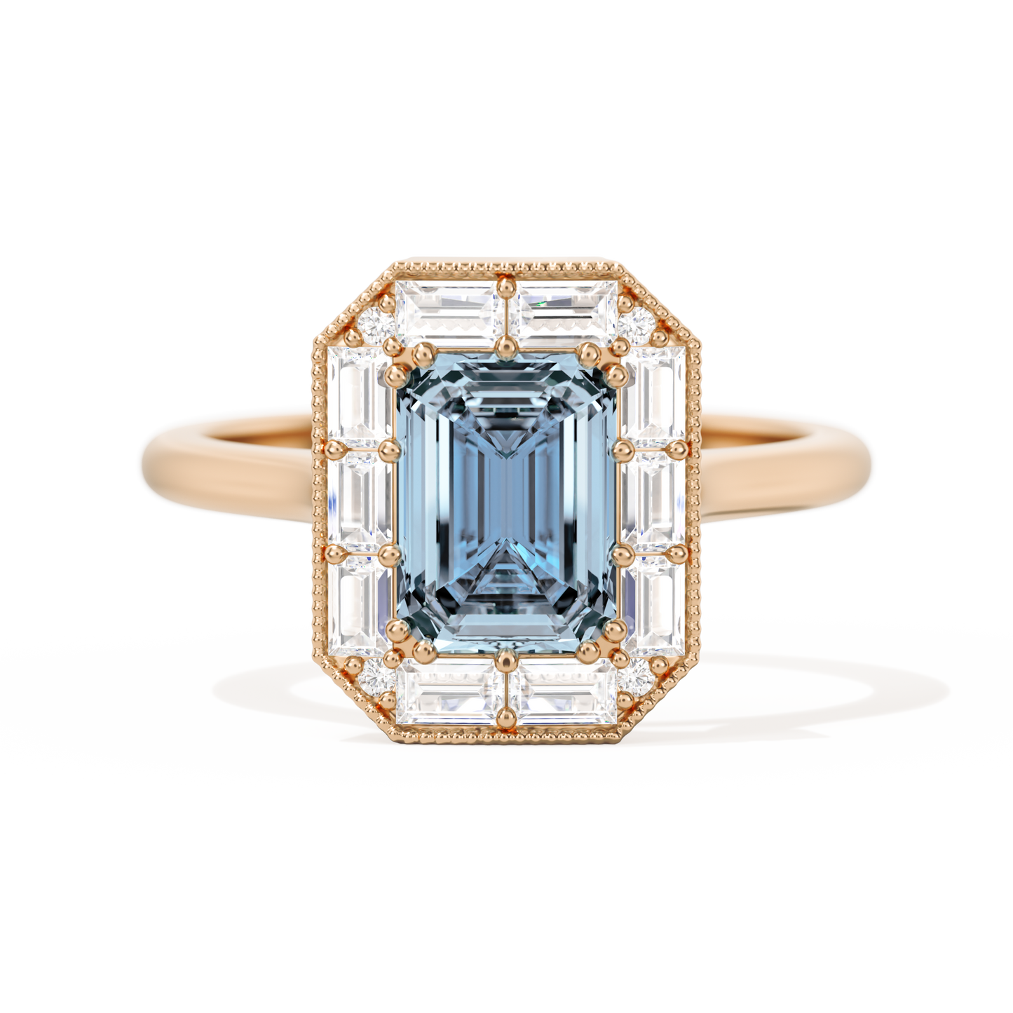 Not So Mini French Cut Halo