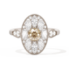 Round with Feather Marquise