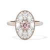 Round with Feather Marquise