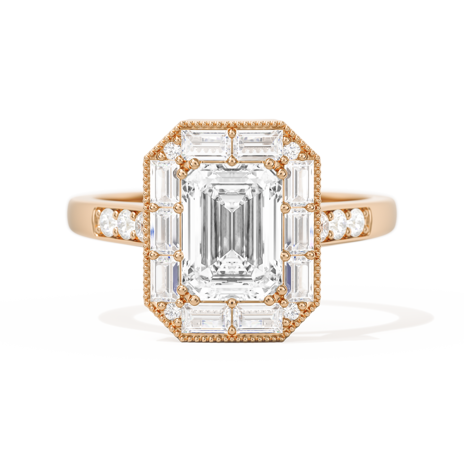 Not So Mini French Cut Halo