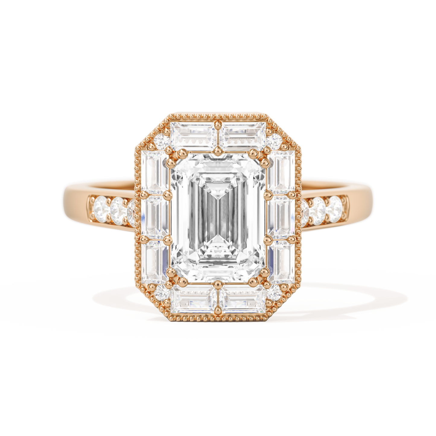 Not So Mini French Cut Halo