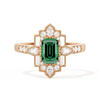 Pear Deco with 6x4 Emerald Cut