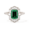 Rectangular Deco with 8x6 Emerald Cut