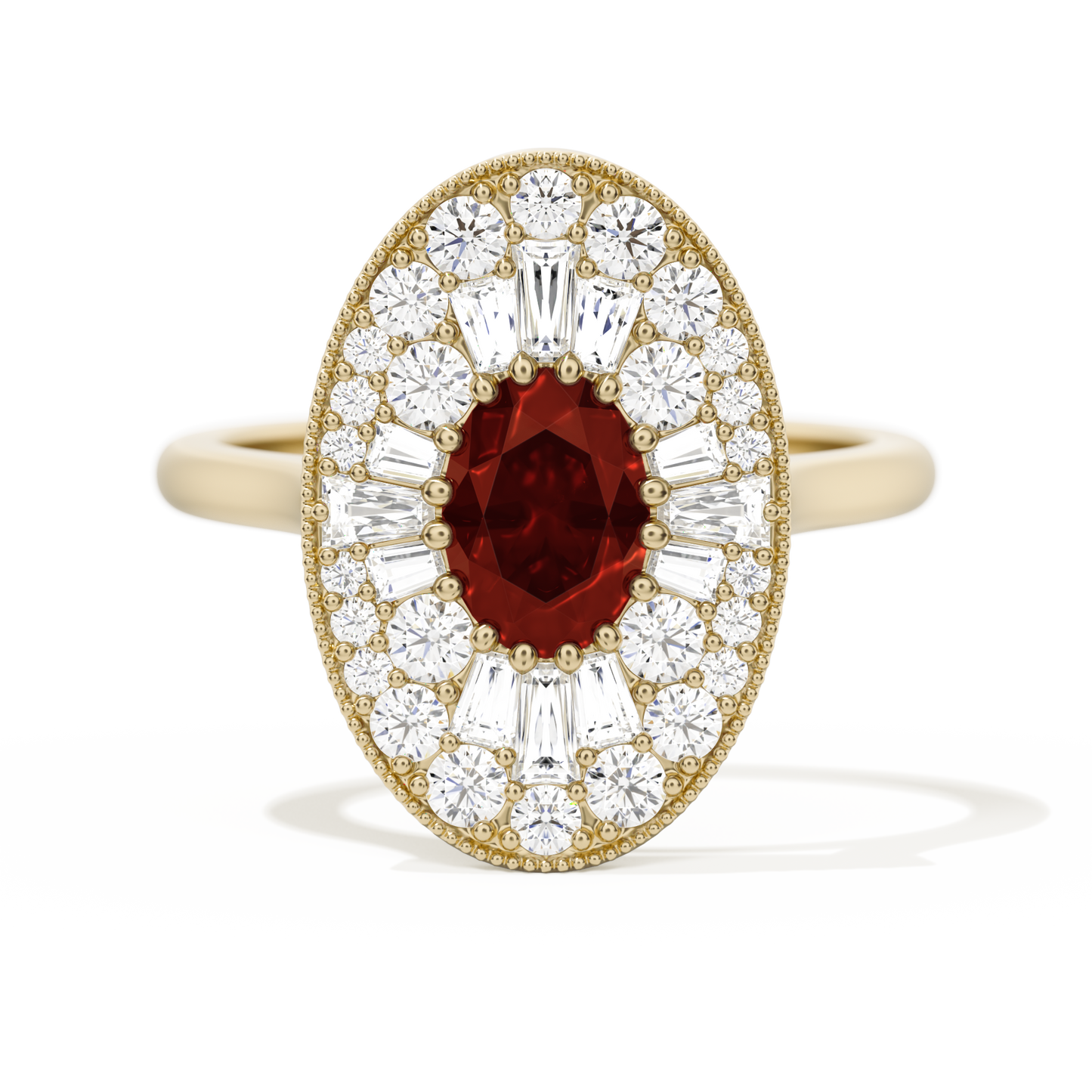 Oval Ballerina Oval Center