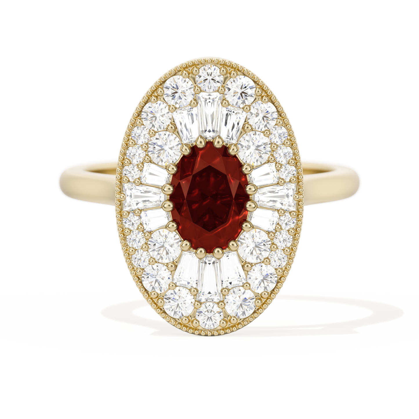 Oval Ballerina Oval Center