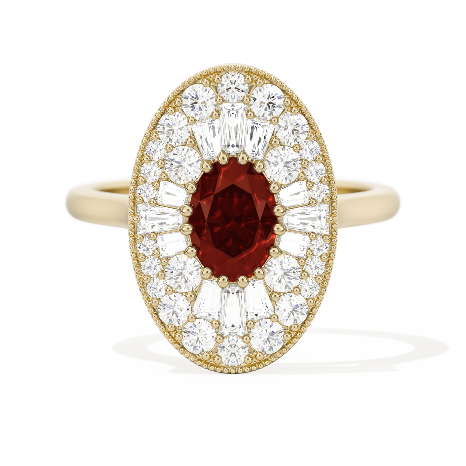 Oval Ballerina Oval Center