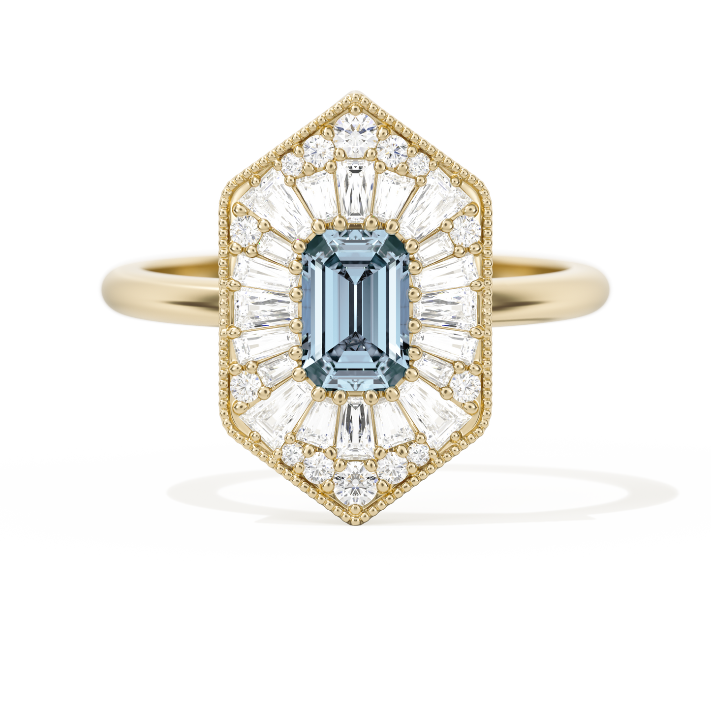 Ballerina Elongated Emerald