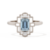 Rectangular Deco with 6x4 Emerald Cut