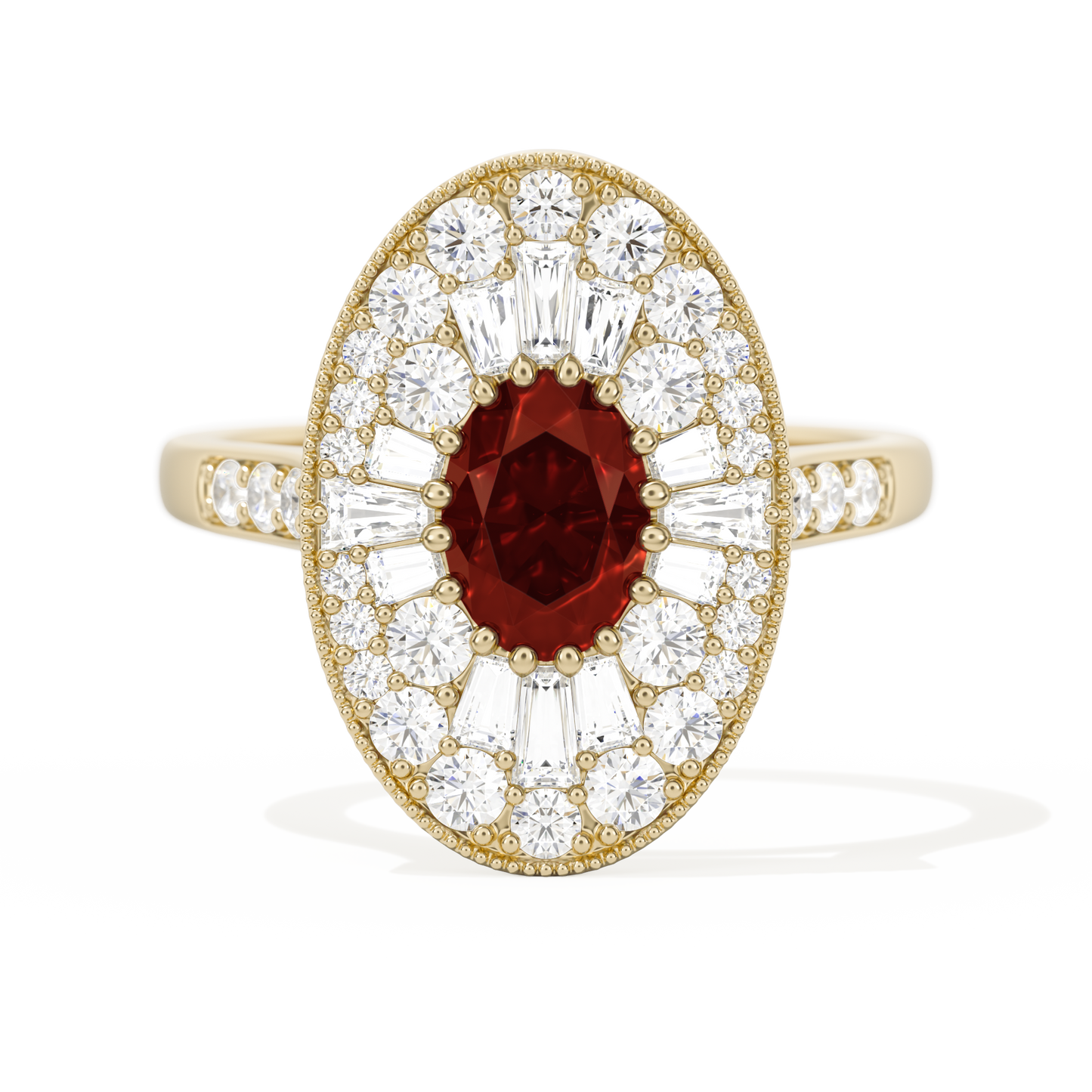 Oval Ballerina Oval Center