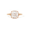 Split Shank Asscher Cut Lab Diamond Solitaire