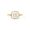 Split Shank Asscher Cut Lab Diamond Solitaire