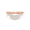 Baguette & Round Contour Band
