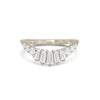 Baguette & Round Contour Band