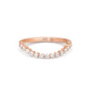 Floating Diamond Contour Band