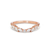 Marquise & Round Contour Band